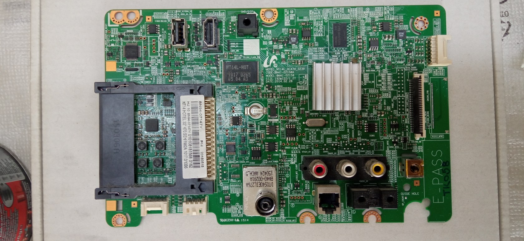 TK058 SAMSUNG HG32EC470 MAIN BN41-02158A BN94-07147Y